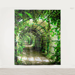 Greenery Archway Photo Backdrop Tapestry