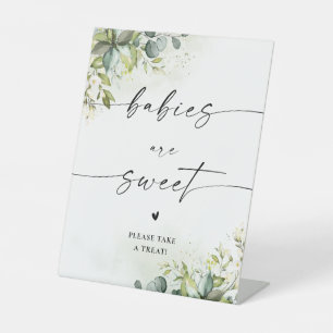 Greenery Baby Shower Babies Are Sweet Sign