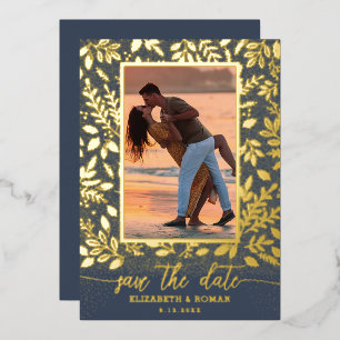 Greenery Botanical Photo Save the Date