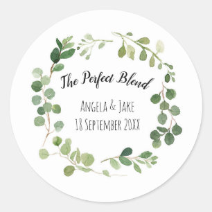 Greenery Botanical Thank You Sticker