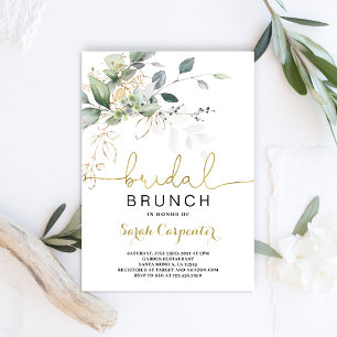 Greenery Bridal Shower Brunch invitation