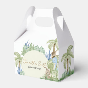 Greenery Dinosaur Baby Shower Favour Box