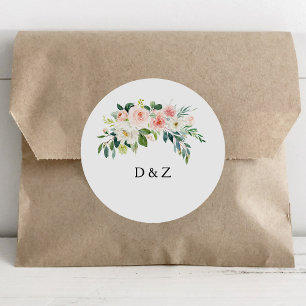 Greenery Elegant Floral Wedding Envelope Seals