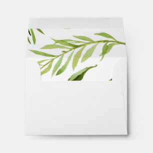 Greenery Envelope, RSVP, Thank You, Envelope