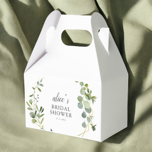 Greenery Eucalyptus Bridal Shower Favour Box
