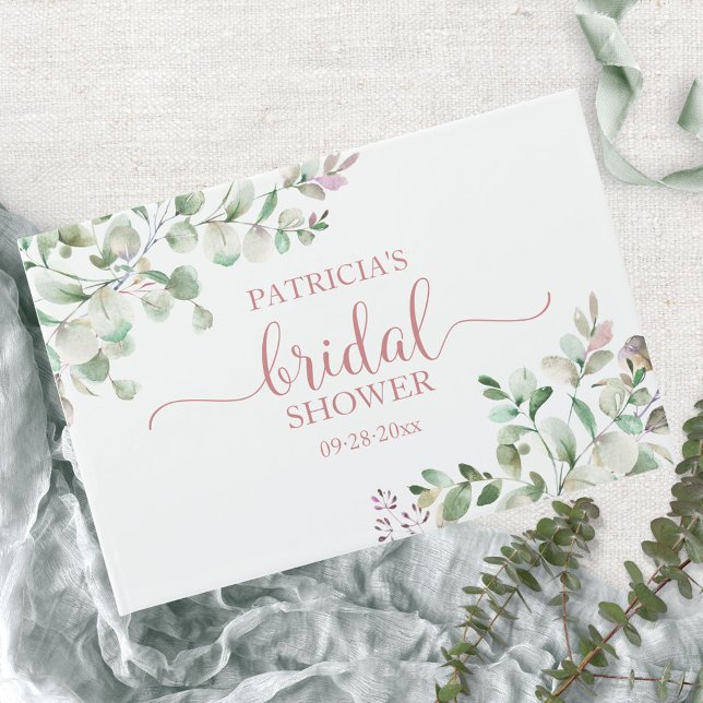Greenery Eucalyptus Bridal Shower Guest Book (Creator Uploaded)