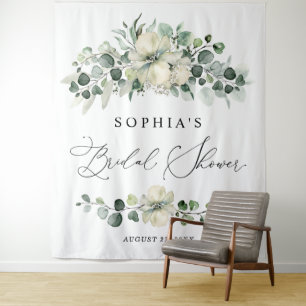 Greenery Eucalyptus Bridal Shower Tapestry