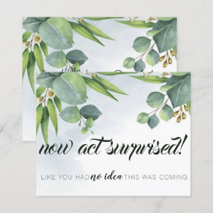 Greenery Eucalyptus Bridesmaid Proposal Card