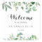 Greenery Eucalyptus Calligraphy Wedding Welcome