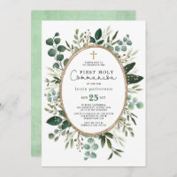 Greenery Eucalyptus Foliage Bouquet Holy Communion