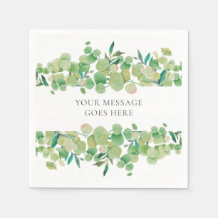 Greenery Eucalyptus Garland Napkin
