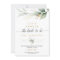 Greenery eucalyptus gold bride-to-be bridal shower