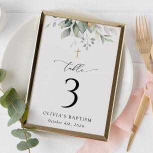 Greenery, Eucalyptus Leaves, Boho, Table Numbers