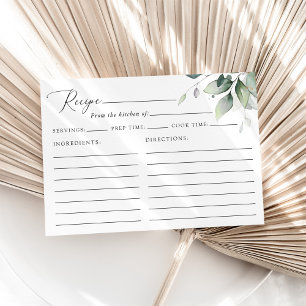 Greenery, Eucalyptus Leaves, Bridal Shower Recipe