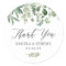 Greenery Eucalyptus Leaves Wedding Thank You