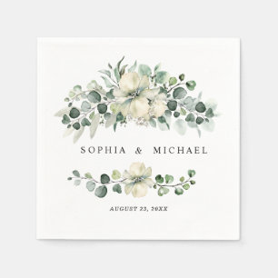 Greenery Eucalyptus Wedding Napkin