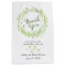 Greenery Floral Wreath Wedding Thank You