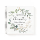 Greenery foliage Baby Shower Guest Book