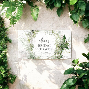 Greenery Garden Bridal Shower Banner