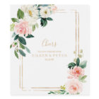 Greenery & Gold Geometric Elegant Wedding