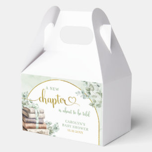 Greenery Green Sage Storybook Theme Baby Favour Bo Favour Box