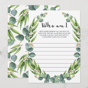 Greenery Icebreaker Game for Baby Shower