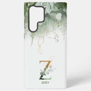 Greenery Initial Z Case-Mate Samsung Galaxy Case