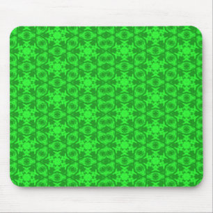 Greenery Kaleidoscope Mouse Pad