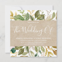 Greenery Leaf Craft Paper Summer Wedding