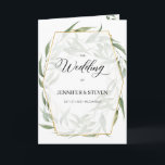 Greenery Leaves Calligraphy Wedding Folded Program Programme<br><div class="desc">Modern and elegant design printed Greenery Leaves Calligraphy Script Wedding Folded Program that can be customised with your text. Please click the "Customise it" button and use our design tool to modify this template. Check out the Graphic Art Design store for other products that match this design!</div>