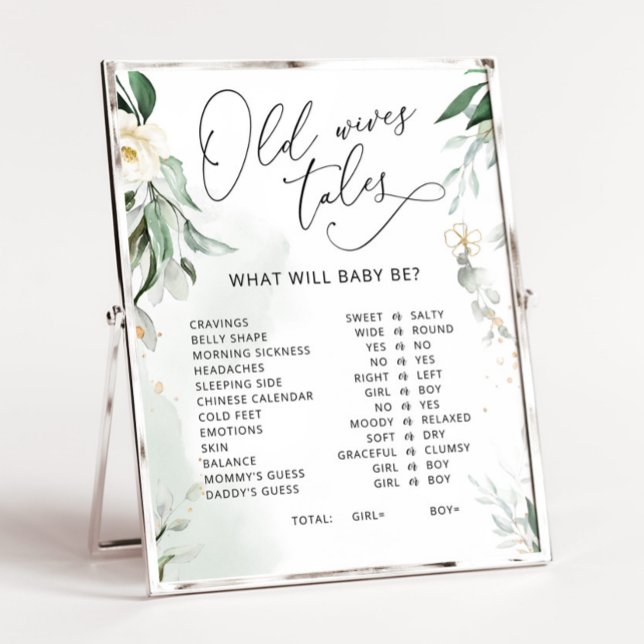 Greenery Old Wives Tales Sign (Creator Uploaded)