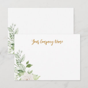 Greenery Personalised Business Card