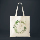 Greenery Personalized Monogram Tote Bag<br><div class="desc">Greenery Personalized Monogram Tote Bag</div>