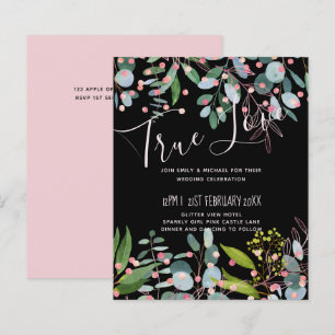 Greenery Pink Modern Wedding