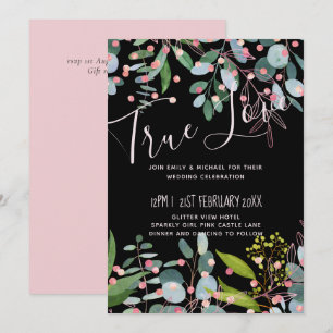 Greenery Pink Modern Wedding