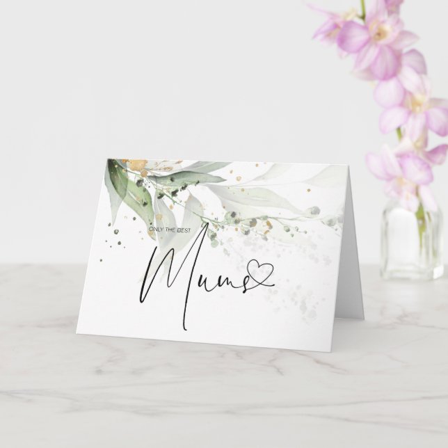 Greenery Pregnancy Announcement Baby Reveal to Mum (Orchid)