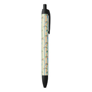 Greenery Rustic Bamboo Forest Black Ink Pen