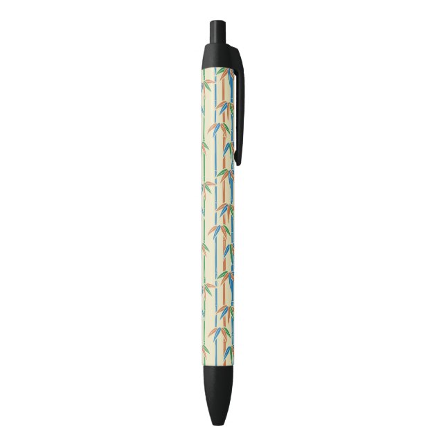 Greenery Rustic Bamboo Forest  Black Ink Pen (Bottom (Vertical))