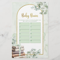 Greenery Storybook Baby Brain Games