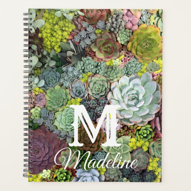 Greenery Succulents Planner (Front)