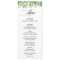 Greenery Summer Destination Dinner Menu Card