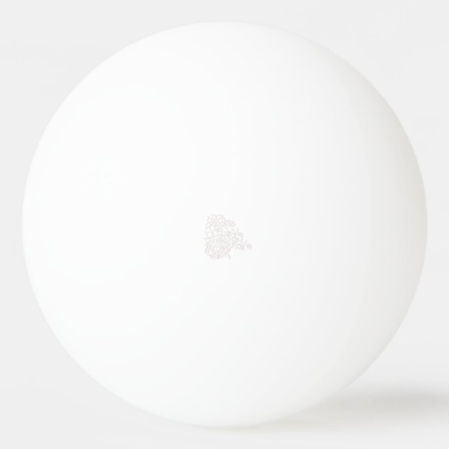 Greenery Summer Wedding Invitation Ping Pong Ball (Front)