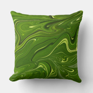 Greenery Swirls Cushion