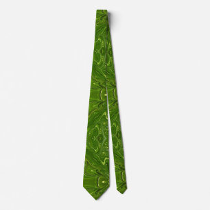 Greenery Swirls Tie