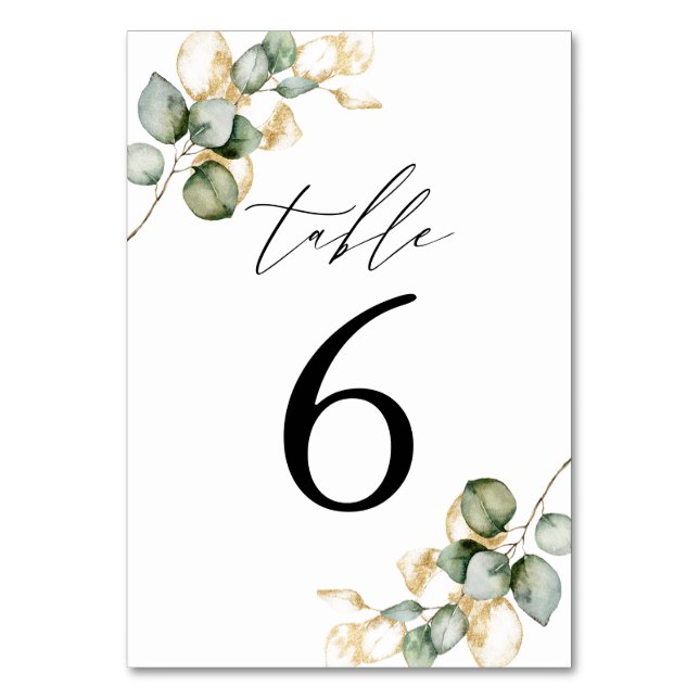 Greenery table number 6 (Front)