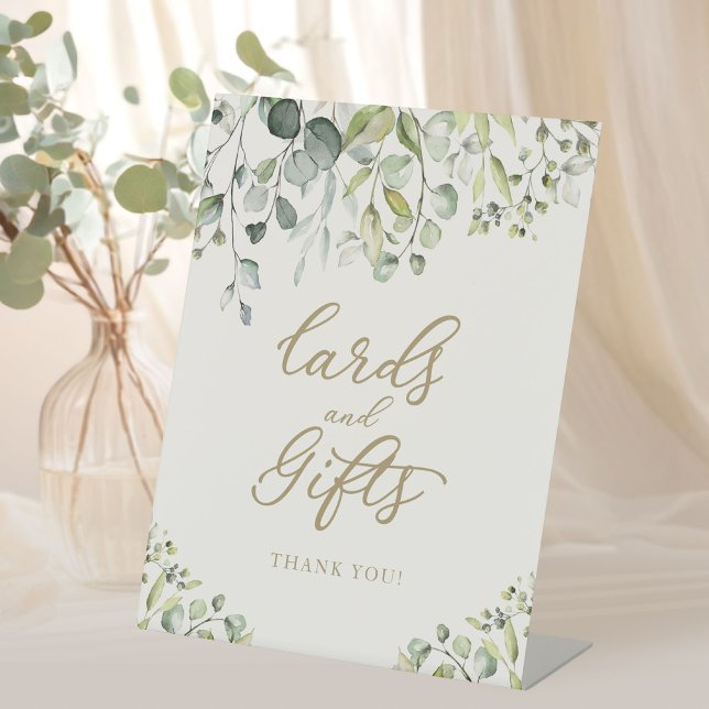 Greenery Watercolor Cards And Gifts Sign  (Creator Uploaded)