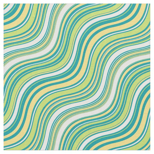 Greenery weave Boho modern pattern Fabric (Close Up)