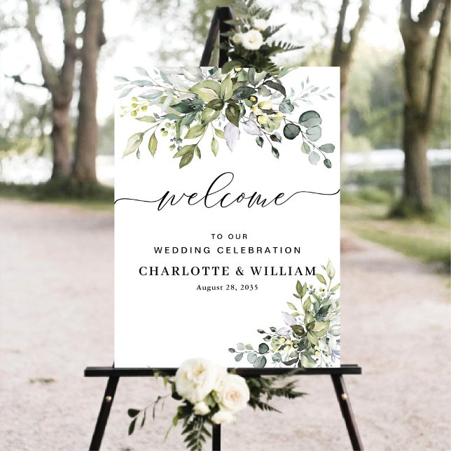 Greenery Wedding Ceremony Poster (Creator Uploaded)
