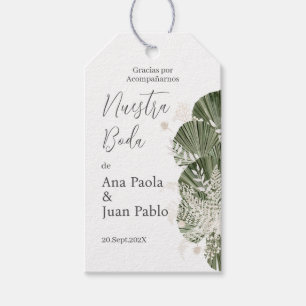 Greenery Wedding Gift Tags