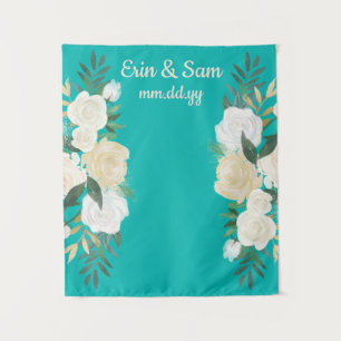 Greenery Wedding Photo Booth Backdrop Spring Boho Tapestry